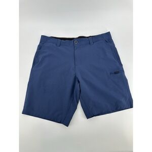 ZeroXposur Men's Travel Series Stretch Hiking Shorts Navy Blue 36 Zip